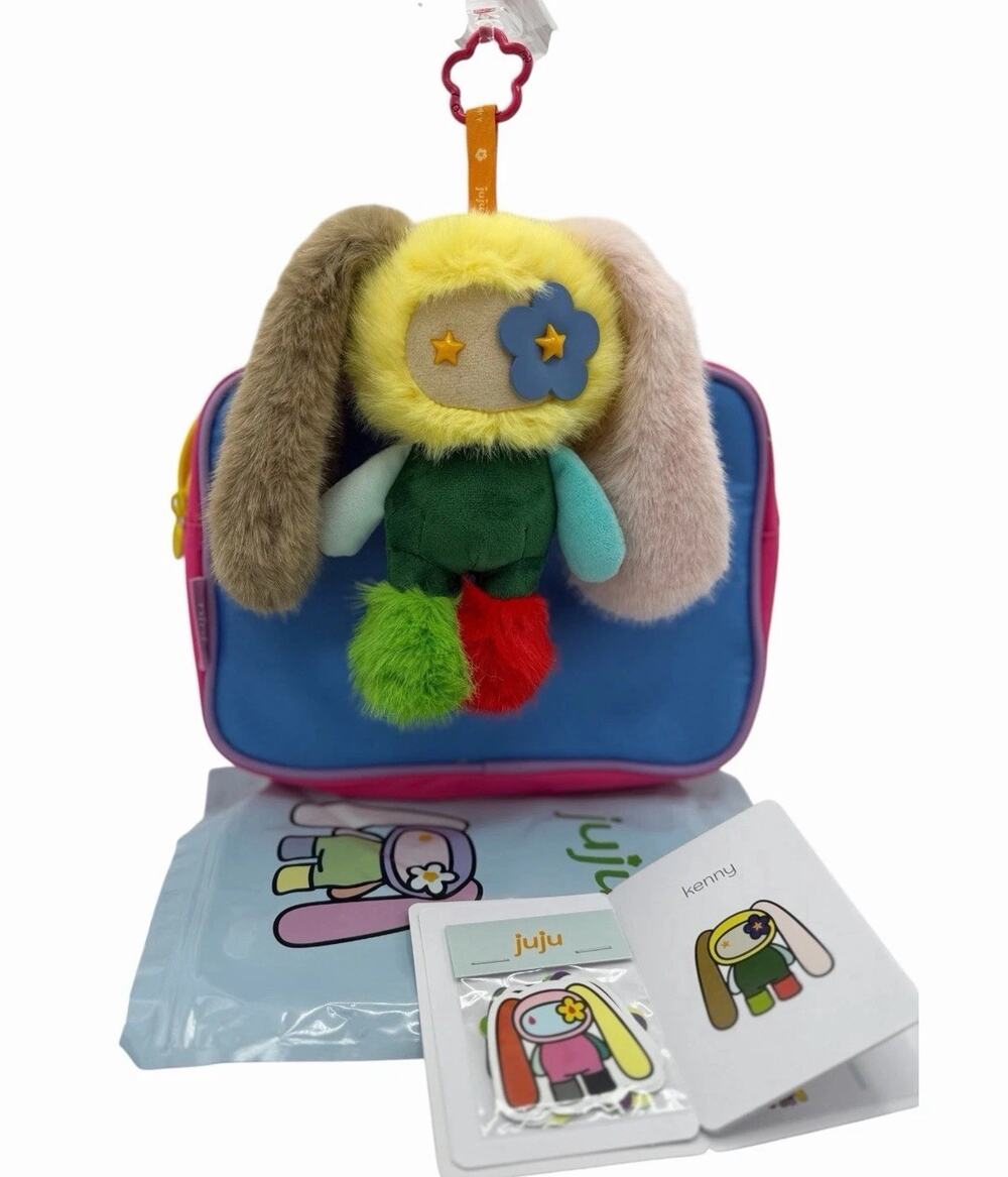 CJ Hendry JUJU Kenny Mismatch Plush Keychain Complete SOLD OUT Limited - IN HAND